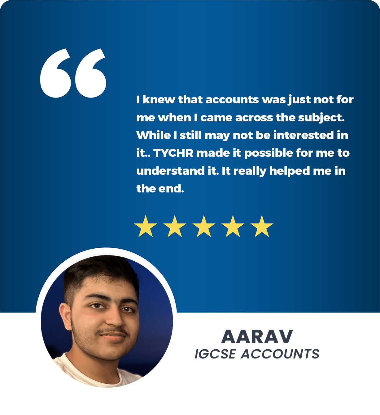 AARAV IGCSE ACCOUNTS