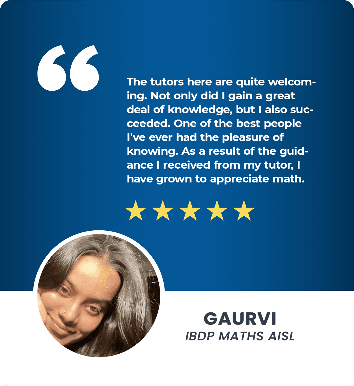 GAURVI IBDP MATHS AISL