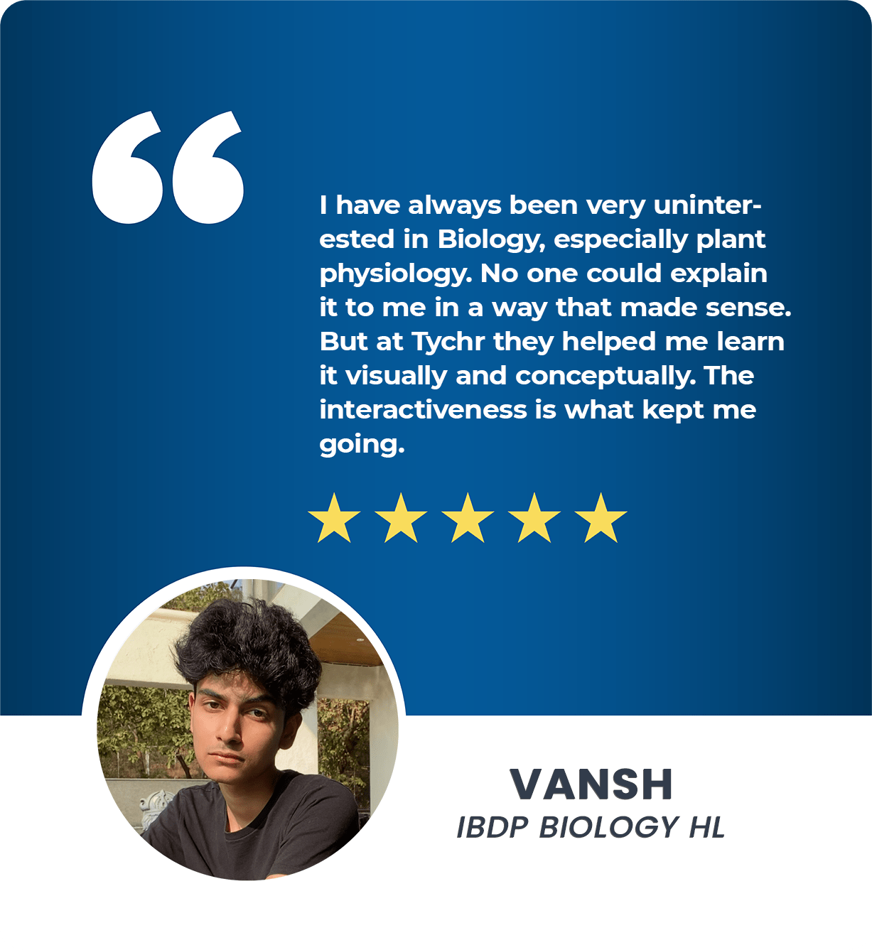 VANSH IBDP BIOLOGY HL